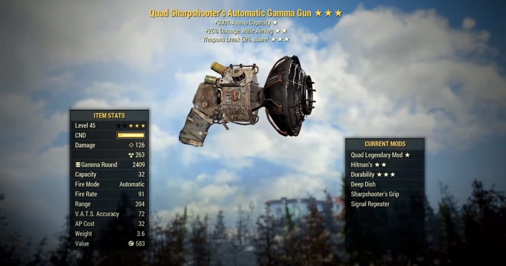Fallout 76 Gamma Gun